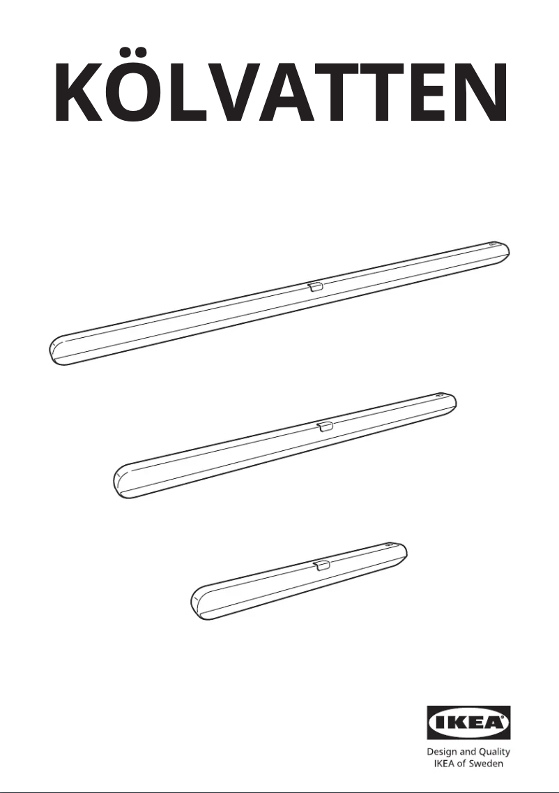 Page 1 de la notice Manuel utilisateur Ikea KÖLVATTEN 305.719.46