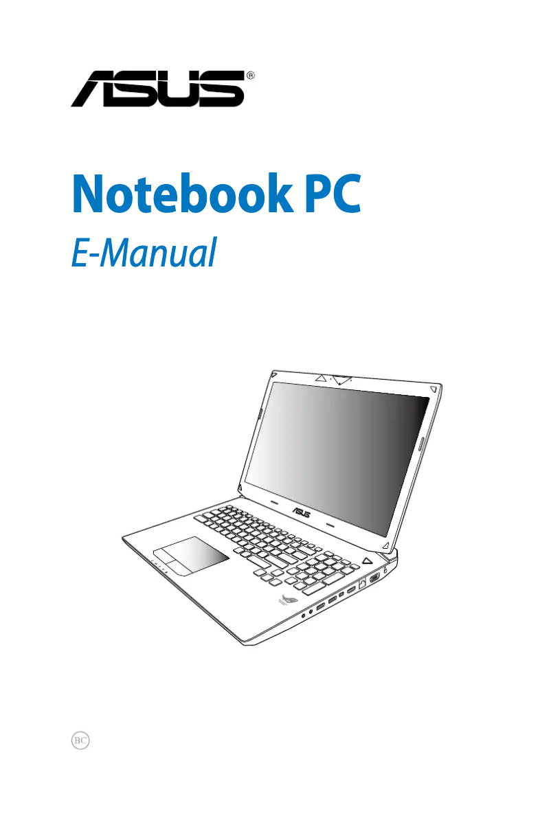 Page n°1 - Manuel utilisateur Asus G750JS