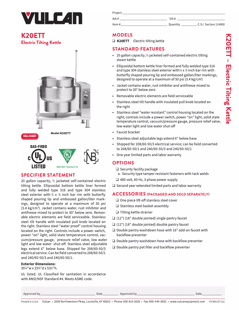 Image de la première page du manuel de l'appareil K20ETT
