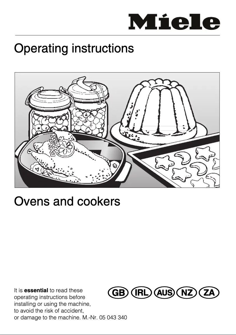 Page 1 de la notice Manuel utilisateur Miele H 255 E