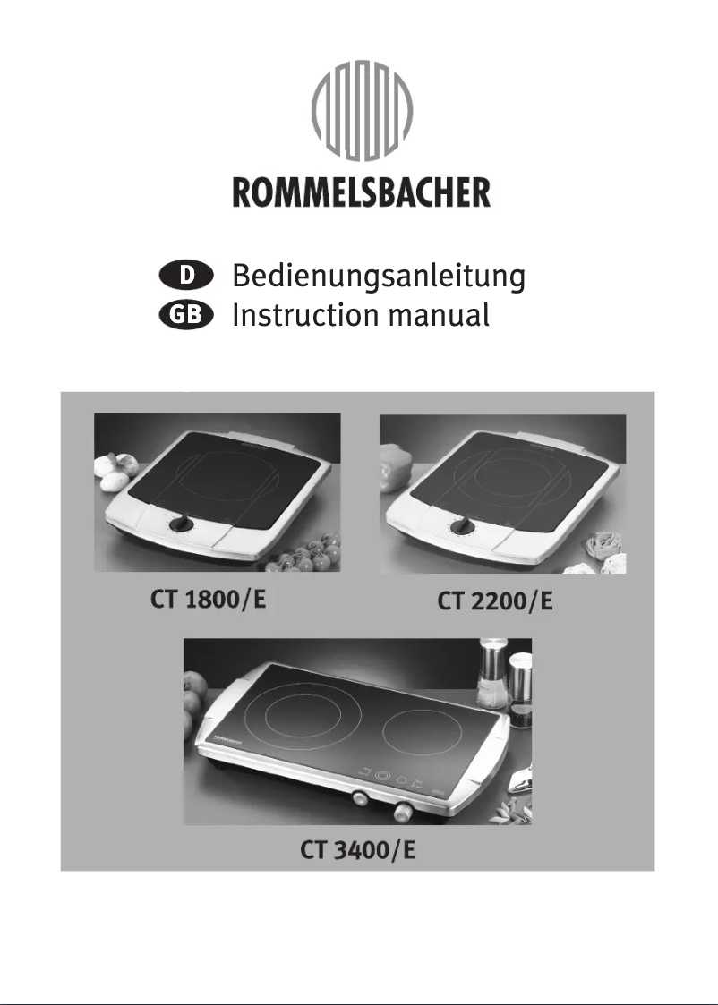 Image de la première page du manuel de l'appareil CT 2200/E