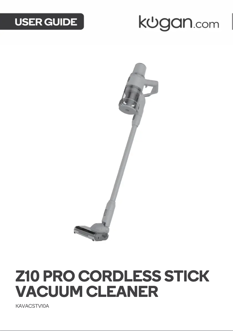 Image de la première page du manuel de l'appareil Z10 Pro