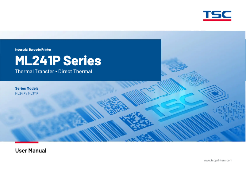 Image de la première page du manuel de l'appareil ML240P