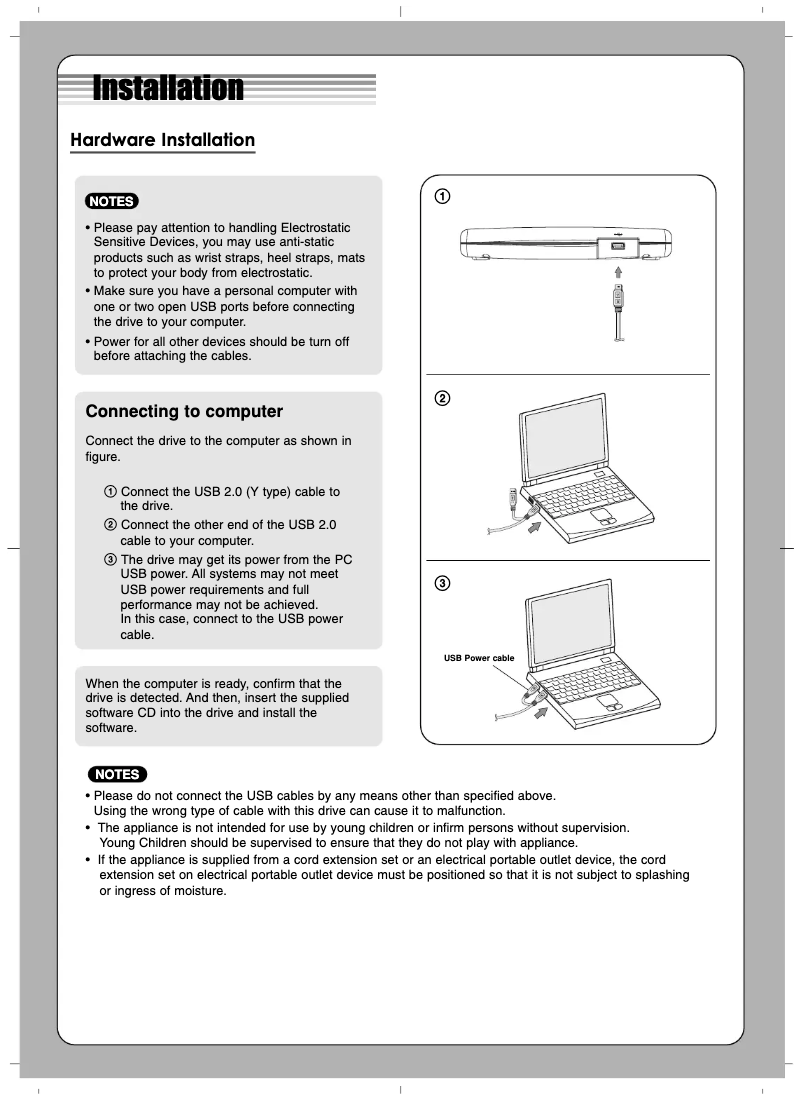 Página 1 del manual Manual de usuario LG GP10NB20