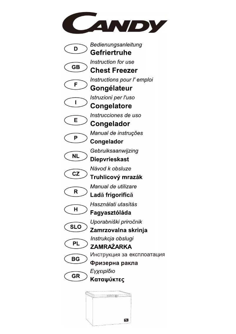 Page 1 de la notice Manuel utilisateur Candy CCHE 300/1
