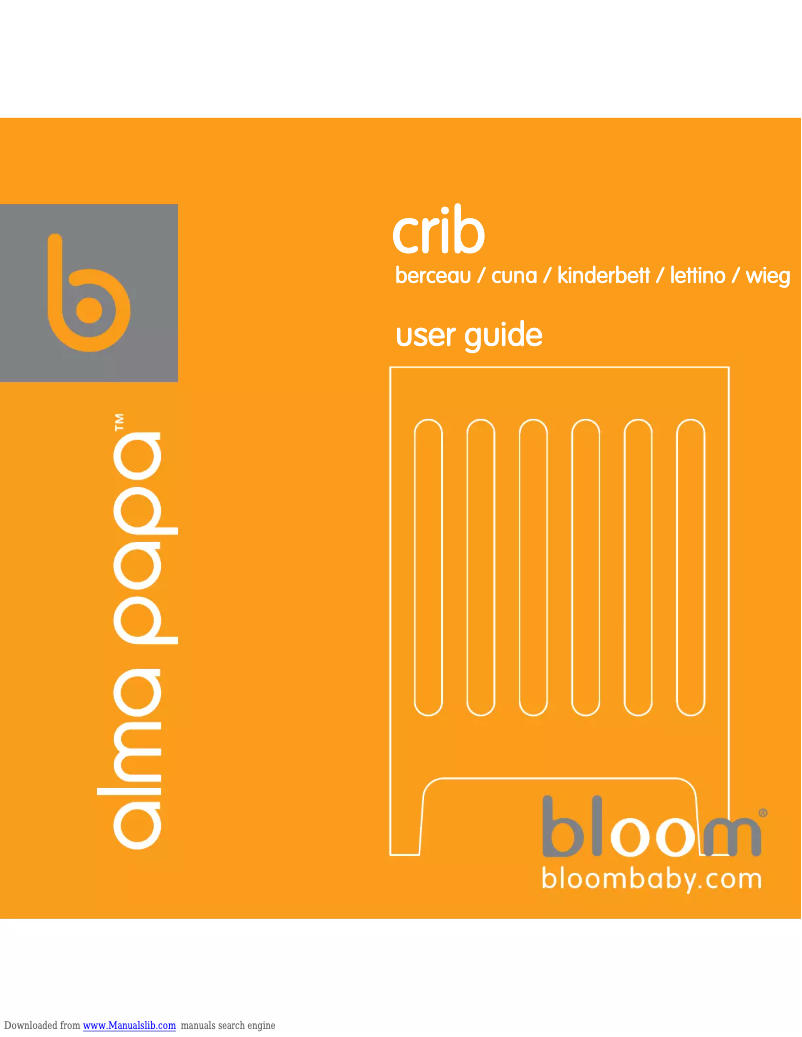 Página 1 del manual Manual de usuario Bloom Alma Papa