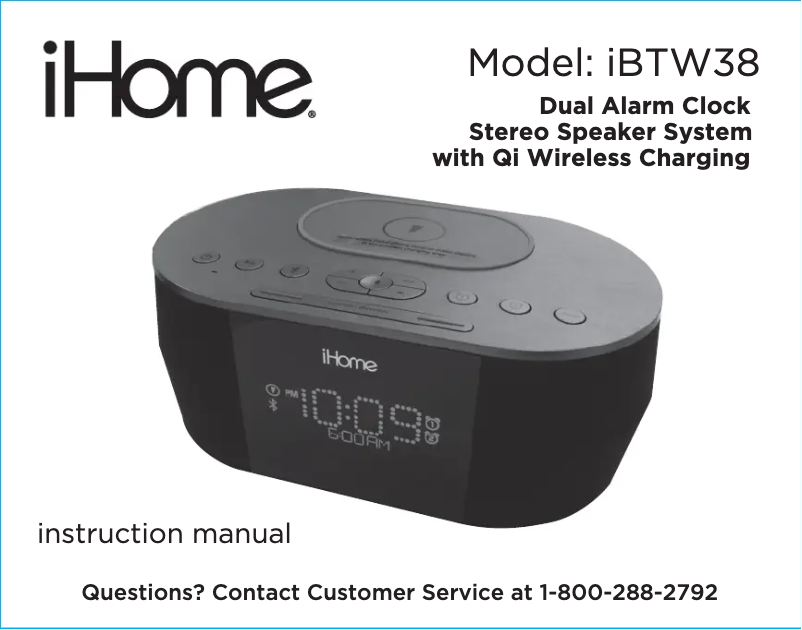 Image de la première page du manuel de l'appareil iBTW38