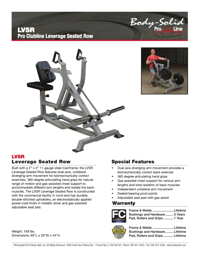 Image de la première page du manuel de l'appareil LVSR