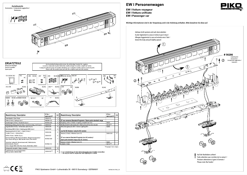 Image de la première page du manuel de l'appareil 96786