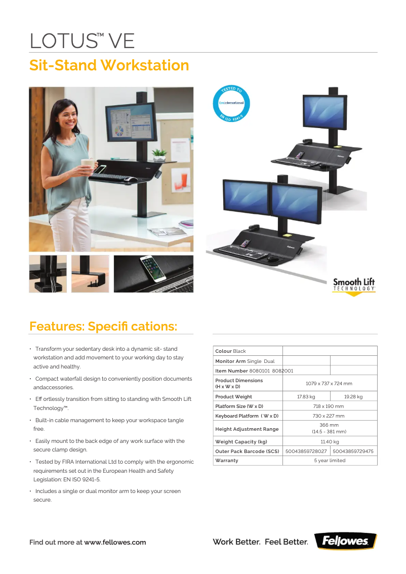 Image de la première page du manuel de l'appareil Lotus VE