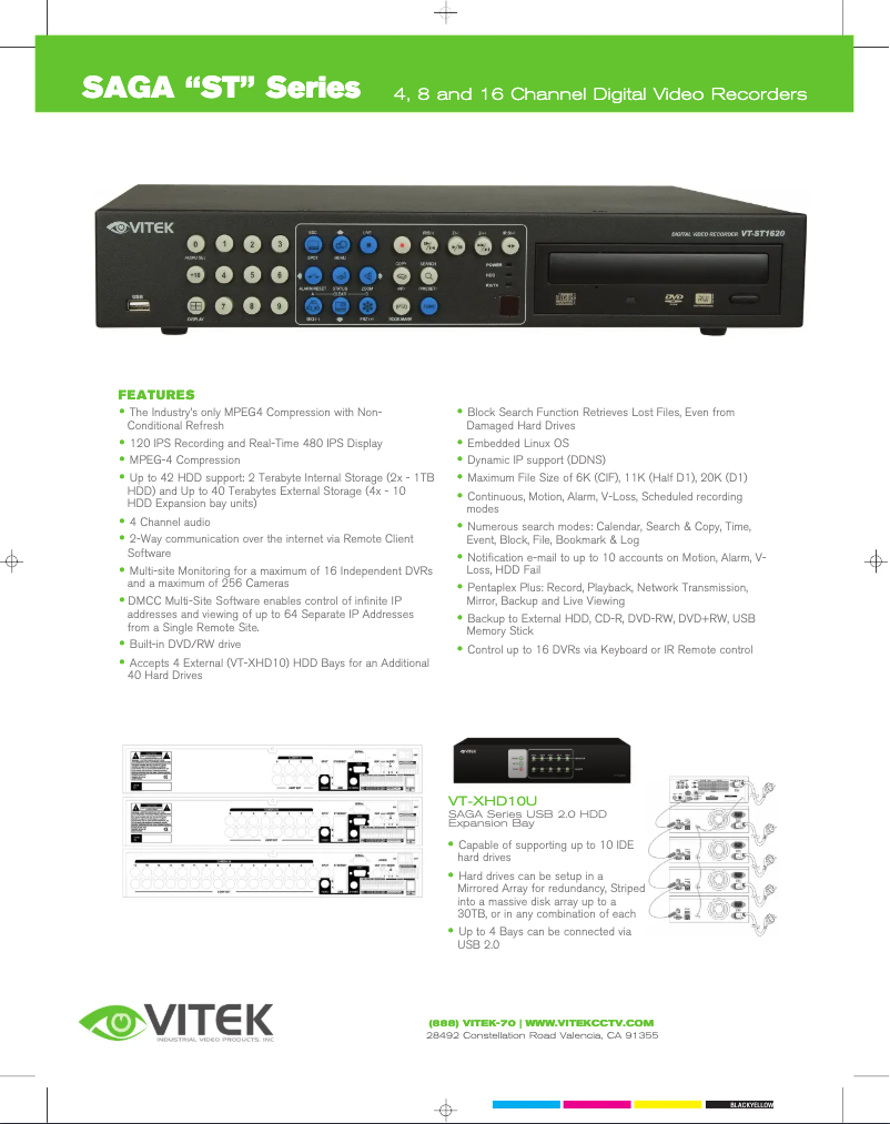 Page n°1 - Manuel utilisateur Vitek VT-ST1620