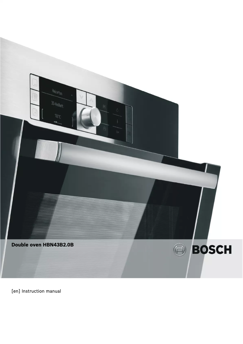 Page 1 de la notice Manuel utilisateur Bosch HBN43B260