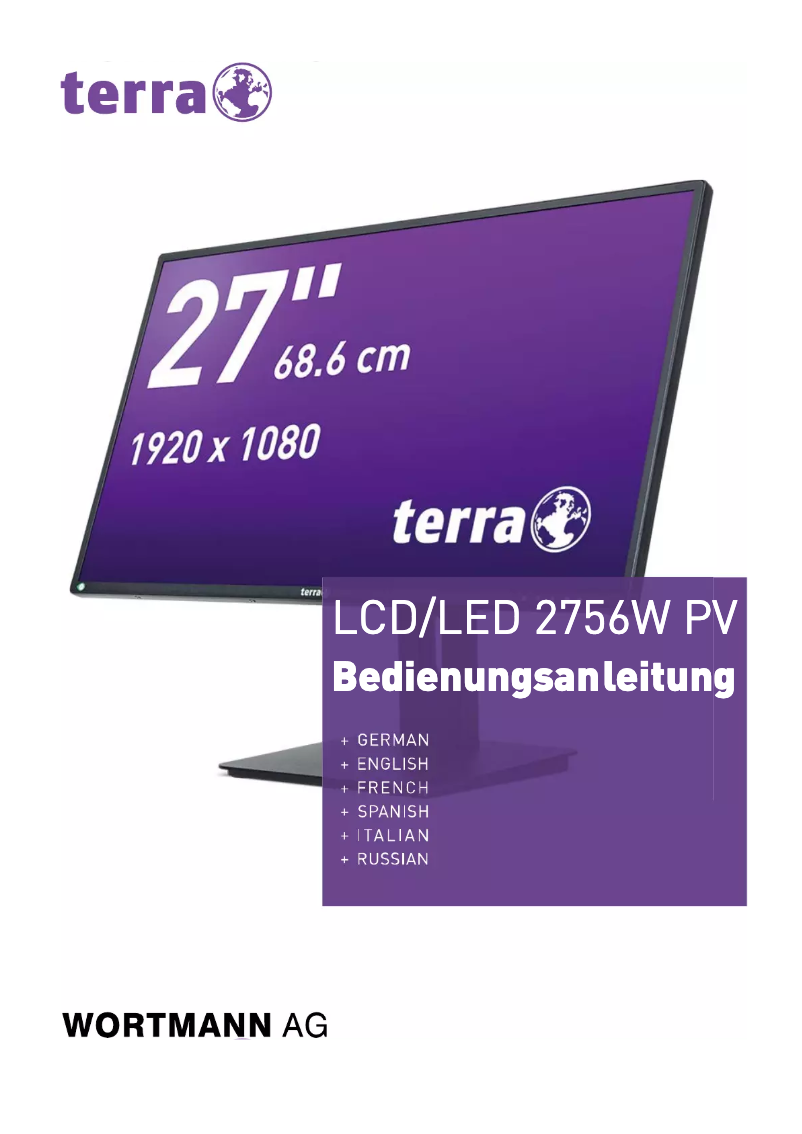 Image de la première page du manuel de l'appareil LED 2756W PV