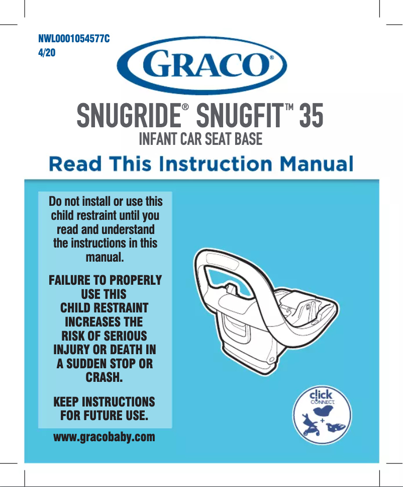 Page 1 de la notice Manuel utilisateur Graco SnugRide SnugFit 35