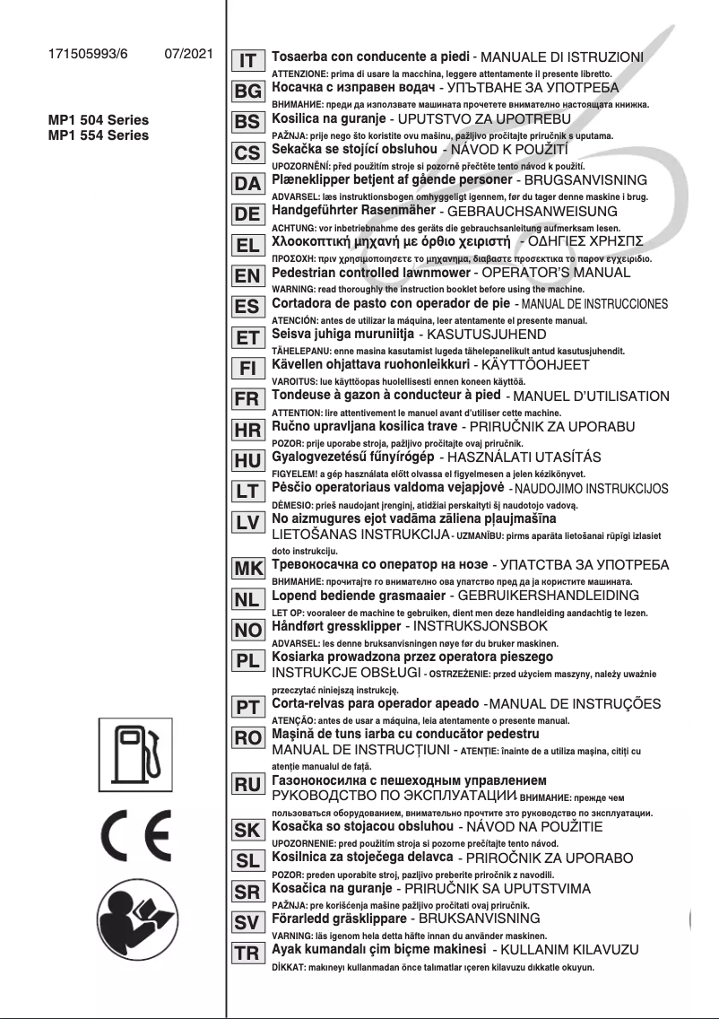 Image de la première page du manuel de l'appareil Combi 50 SVEQ H