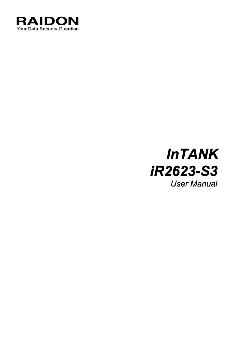 Imagen de la primera página del manual del dispositivo iR2623-S3