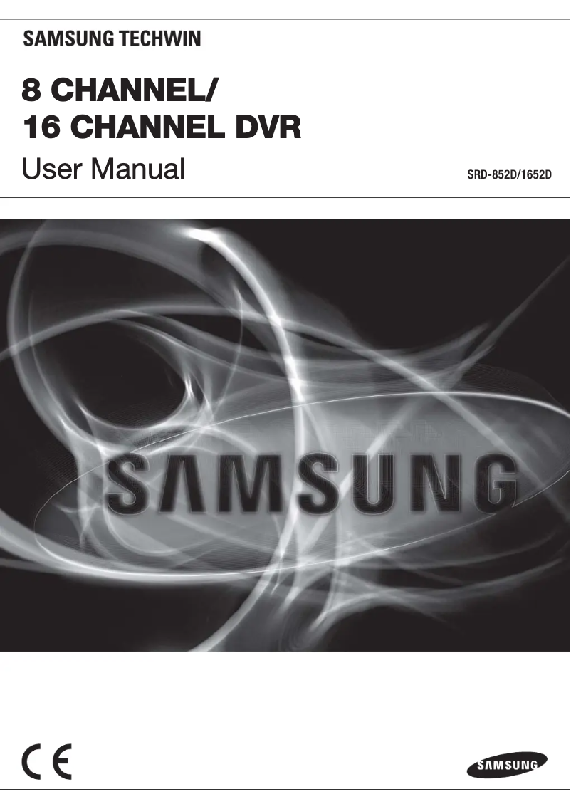 Page 1 de la notice Manuel utilisateur Samsung SRD-852D