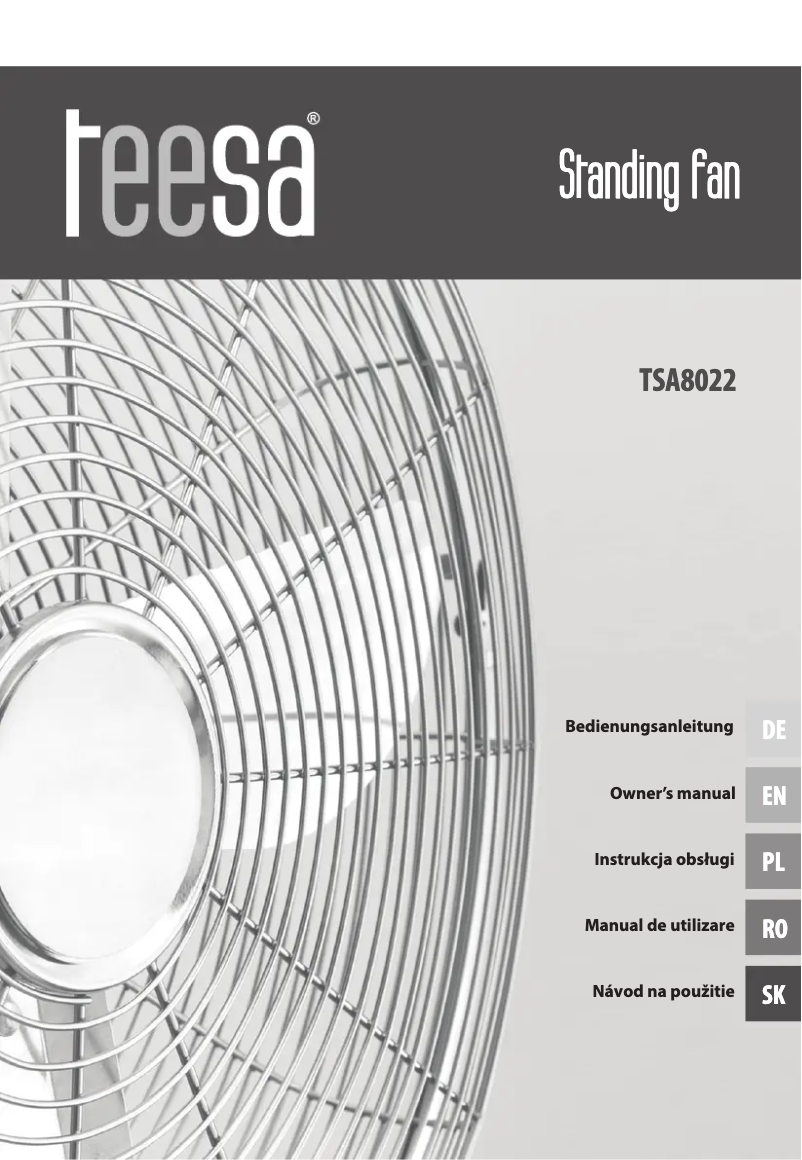 Page 1 de la notice Manuel utilisateur Teesa TSA8022