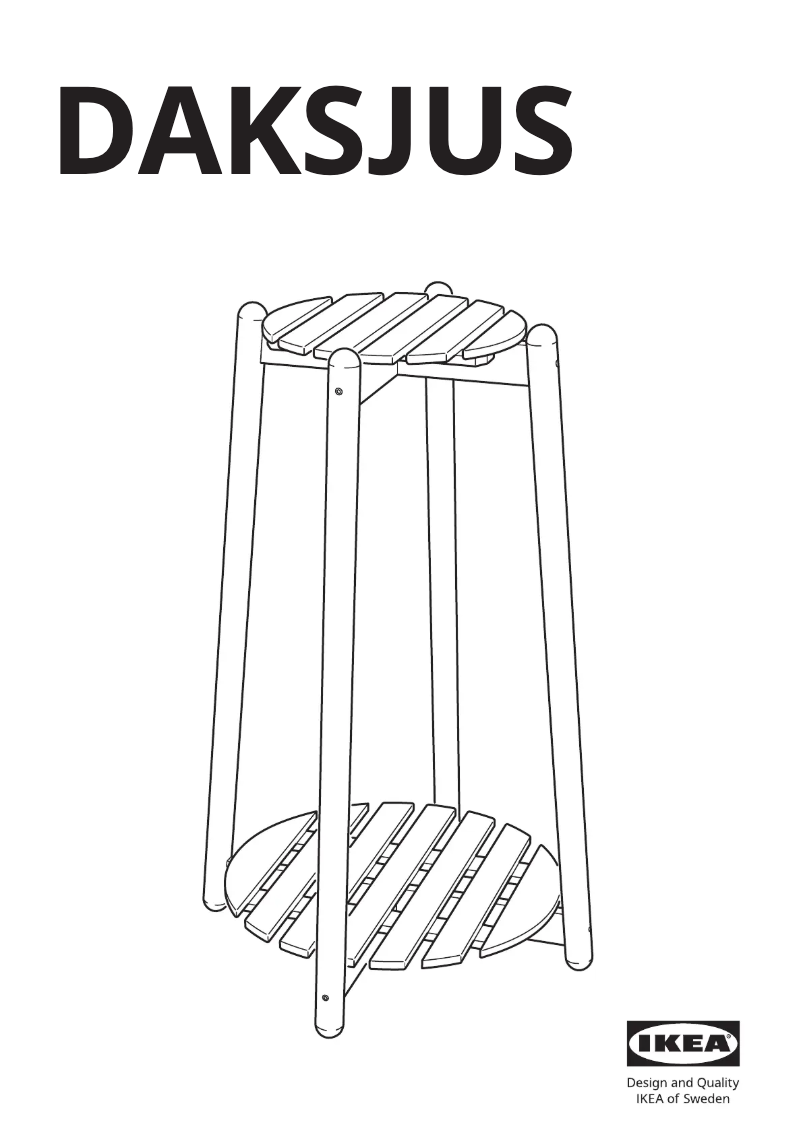 Image de la première page du manuel de l'appareil DAKSJUS 505.670.19