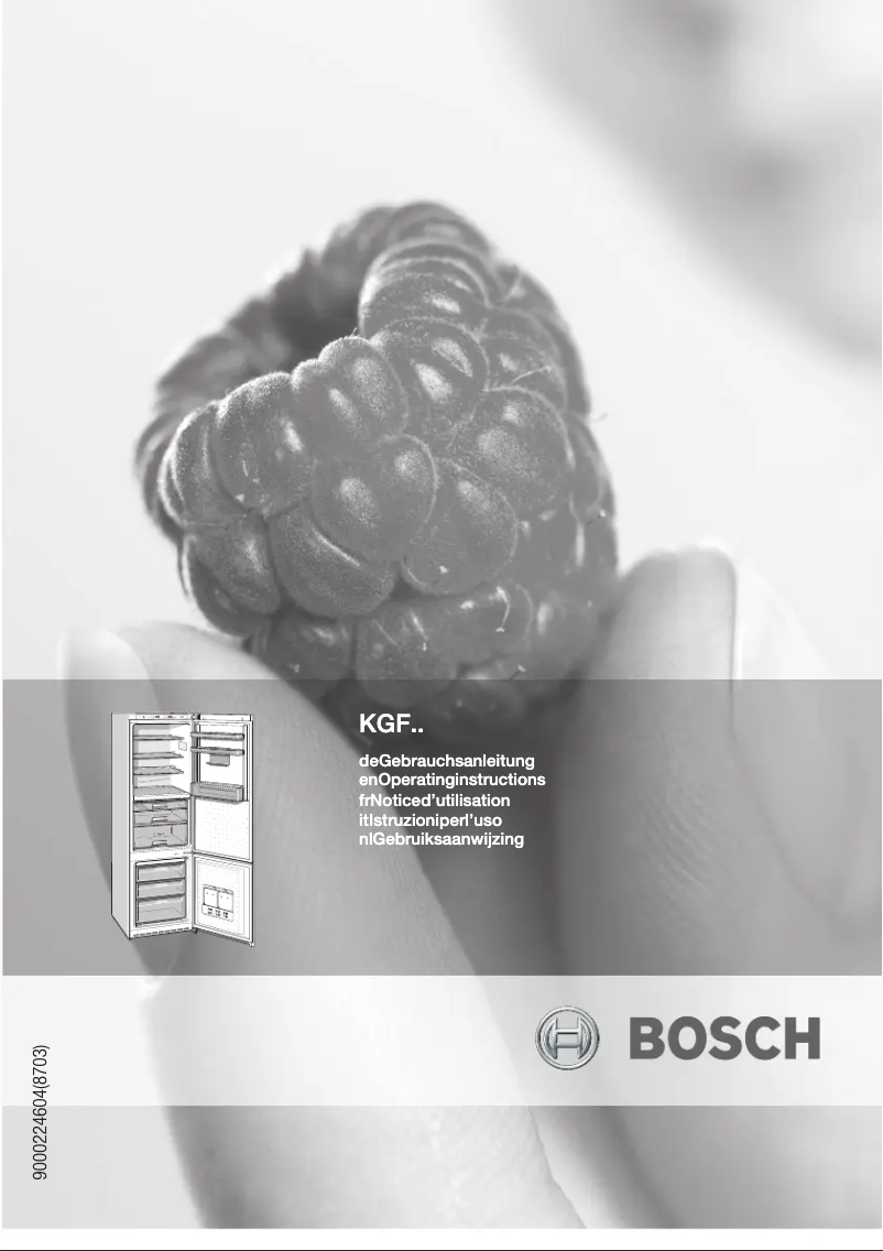 Página 1 del manual Manual de usuario Bosch KGF 39P91