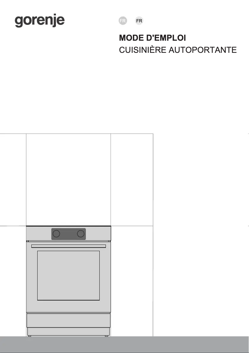 Page 1 de la notice Manuel utilisateur Gorenje GEIT5C61XPG