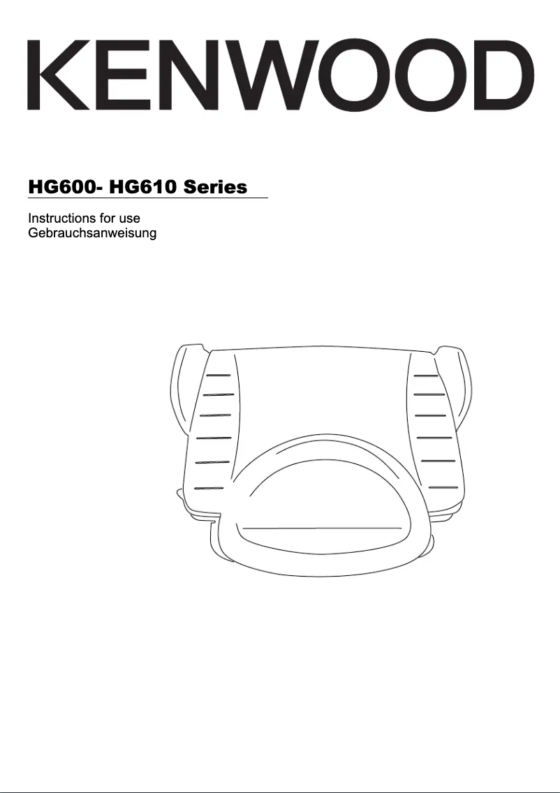 Page 1 de la notice Manuel utilisateur Kenwood HG600