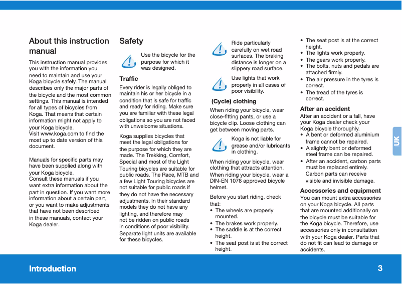 Image de la première page du manuel de l'appareil Distance