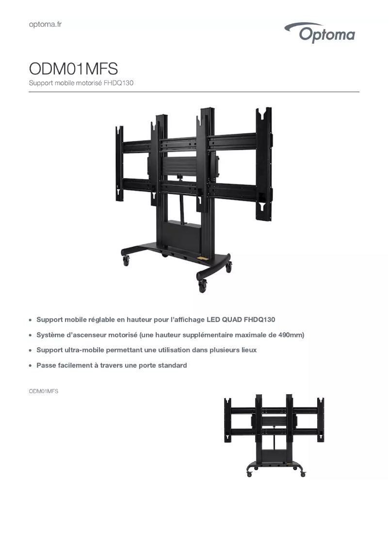 Página 1 del manual Manual de usuario Optoma ODM01MFS