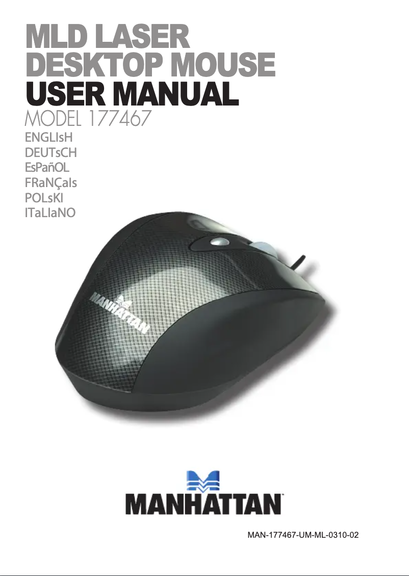 Page 1 de la notice Manuel utilisateur Manhattan 177467