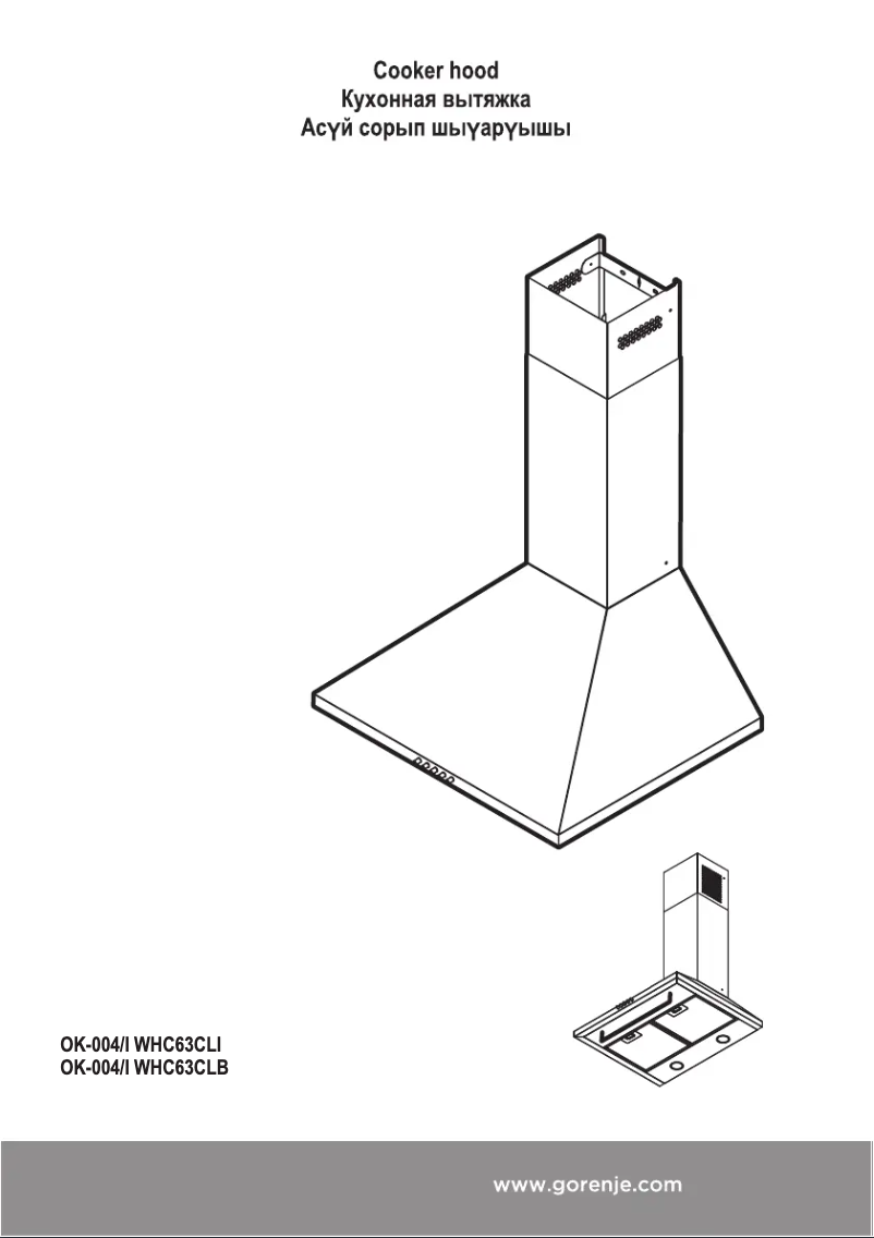 Image de la première page du manuel de l'appareil WHC63CLI