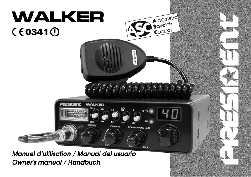 Página 1 del manual Manual de usuario President Walker