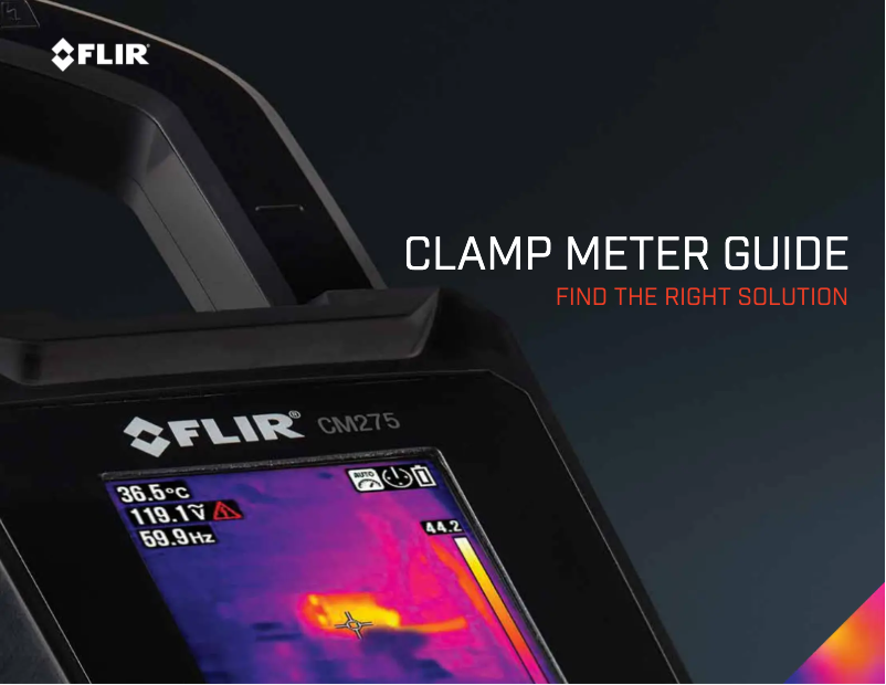 Page 1 of the manual Brochure FLIR CM72