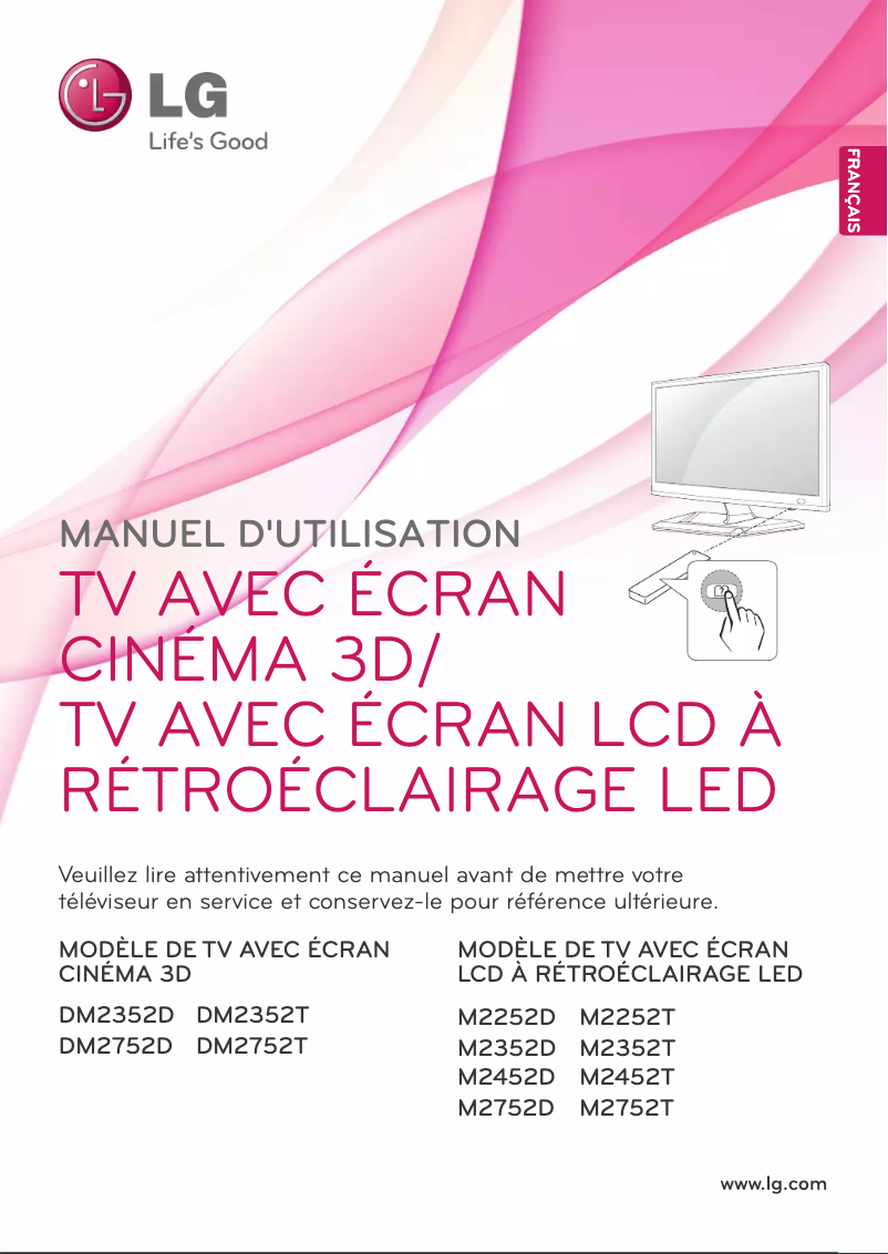 Image de la première page du manuel de l'appareil DM2752D