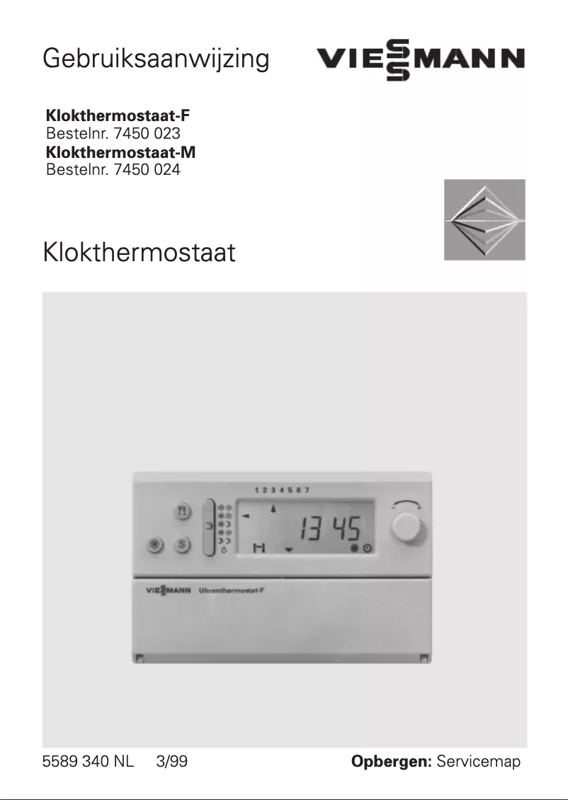 Page 1 de la notice Manuel utilisateur Viessmann M