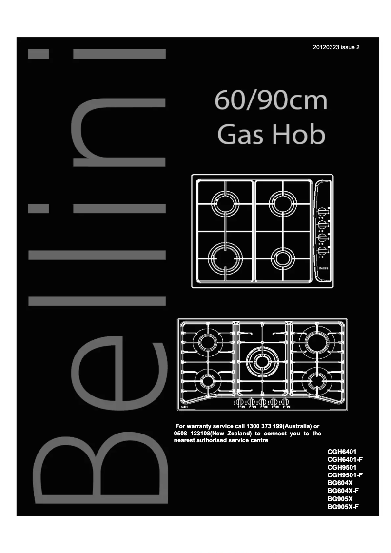 Page 1 de la notice Manuel utilisateur Bellini BP260EG