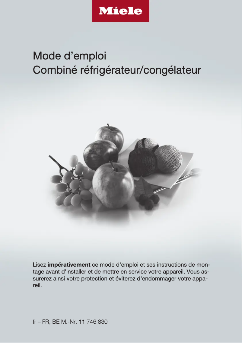 Image de la première page du manuel de l'appareil KF 7742 D