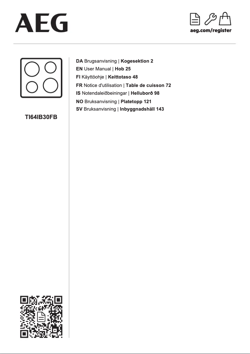 Image de la première page du manuel de l'appareil TI64IB30FB