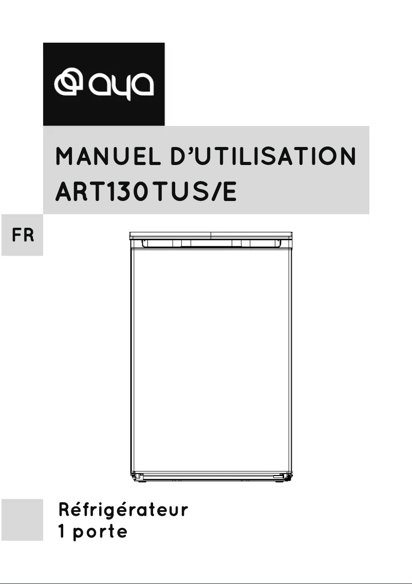 Page n°1 - Manuel utilisateur AYA ART130TUS