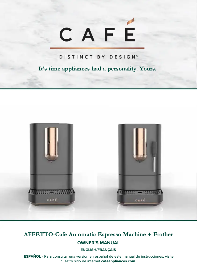 Image de la première page du manuel de l'appareil AFFETTO C7CEBAS3RD3