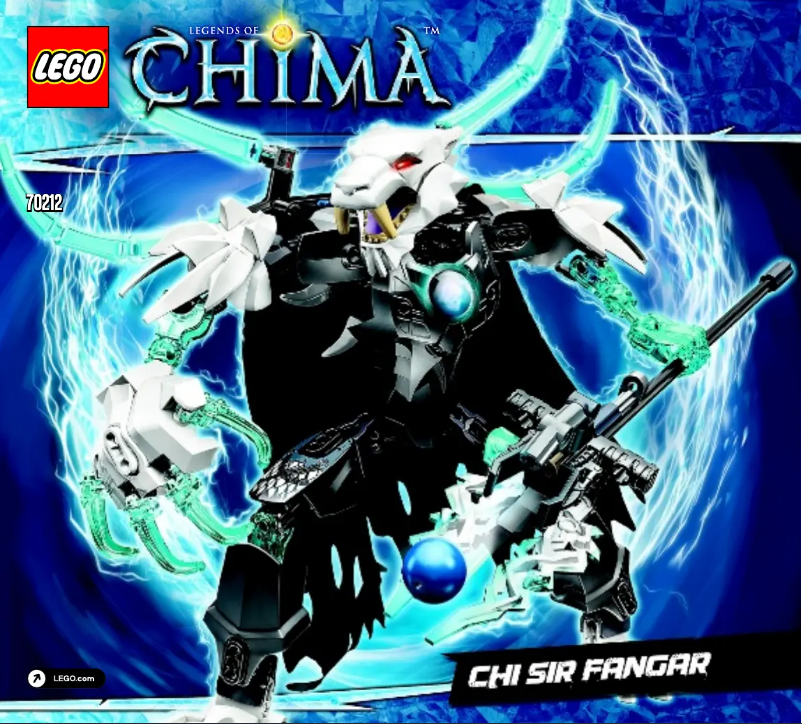 Page 1 de la notice Manuel utilisateur Lego Chima 70212