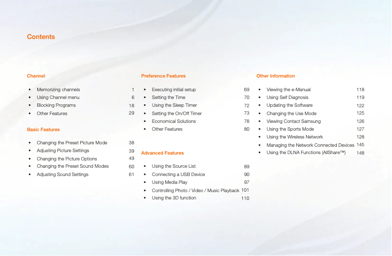 Page 1 de la notice Manuel utilisateur Samsung PN64F5300AF