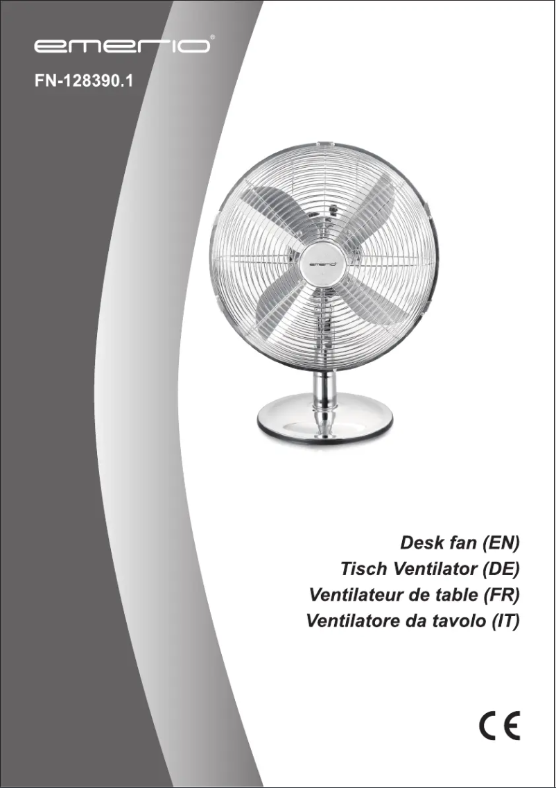 Page n°1 - Manuel utilisateur Emerio FN-128390.1