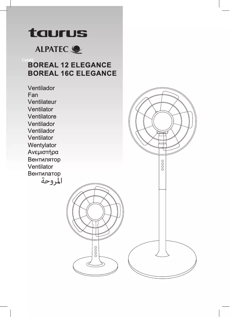 Page 1 de la notice Manuel utilisateur Taurus Boreal 12 Elegance
