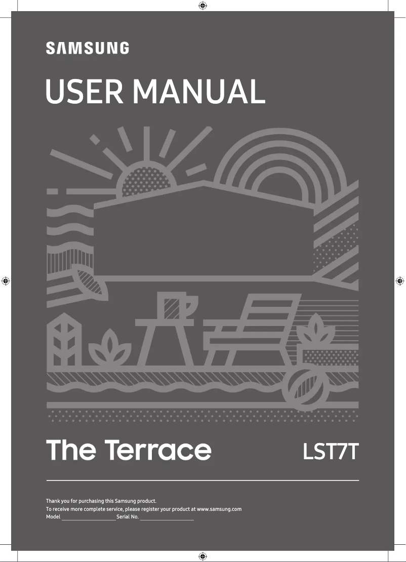 Page 1 de la notice Manuel utilisateur Samsung TQ65LST7TGU