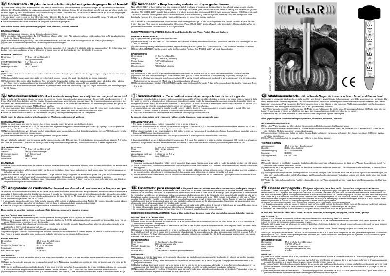 Page 1 de la notice Manuel utilisateur Kerbl Pulsar