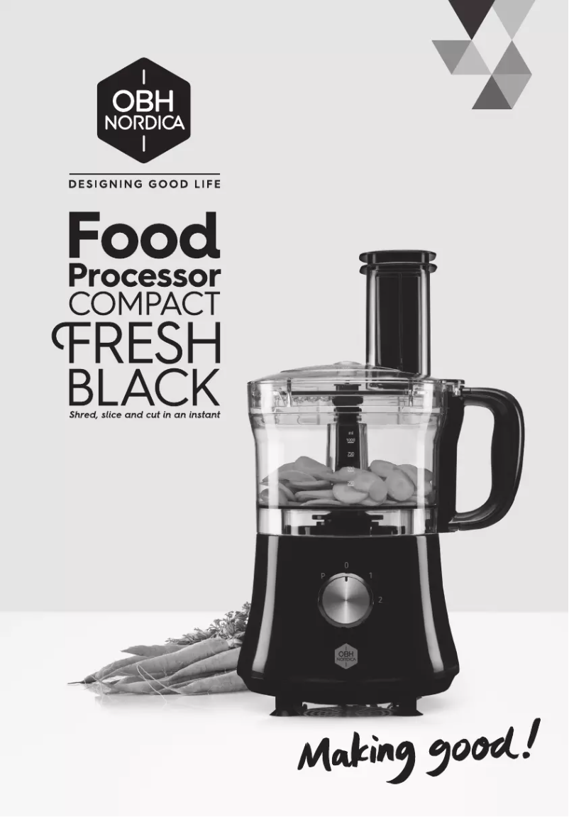 Page n°1 - Manuel utilisateur OBH Nordica Compact Fresh 6792