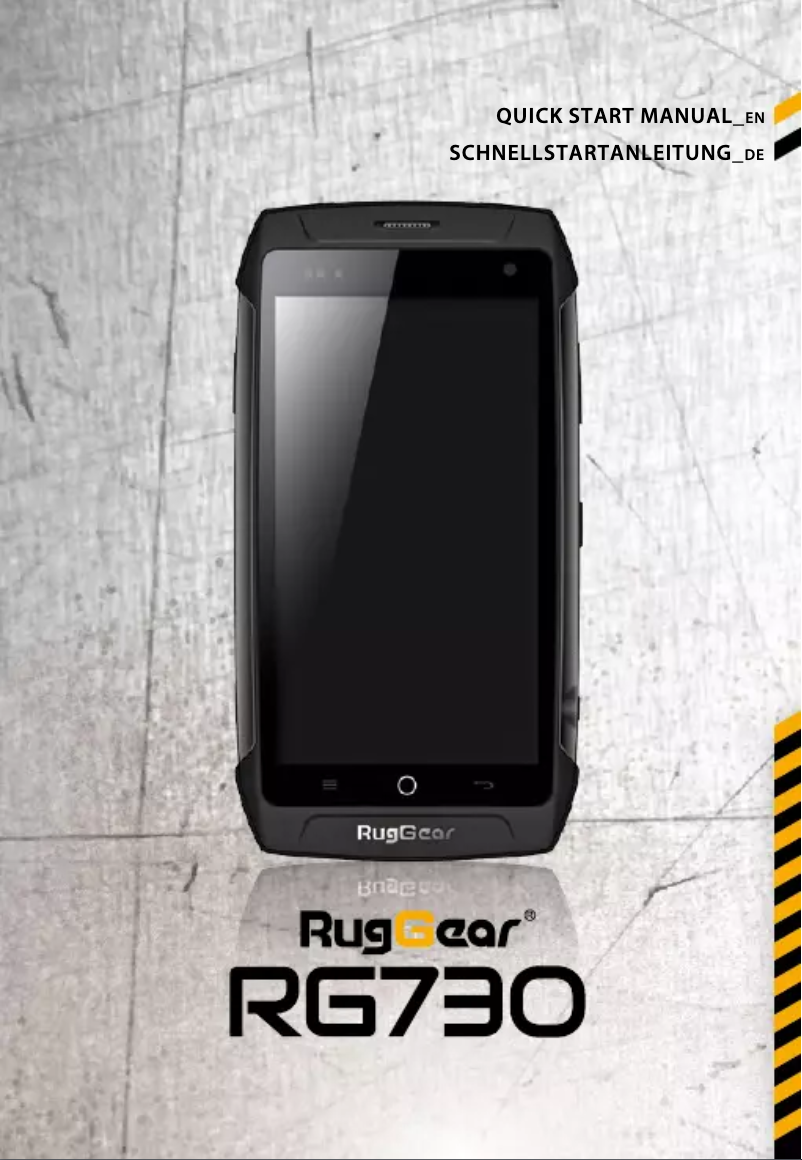 Page n°1 - Manuel utilisateur RugGear RG730