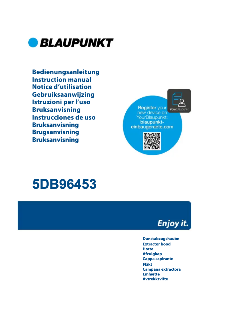 Página 1 del manual Guía de instalación Blaupunkt 5DB96453