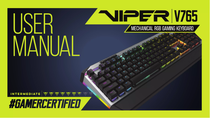 Página 1 del manual Manual de usuario Viper V765