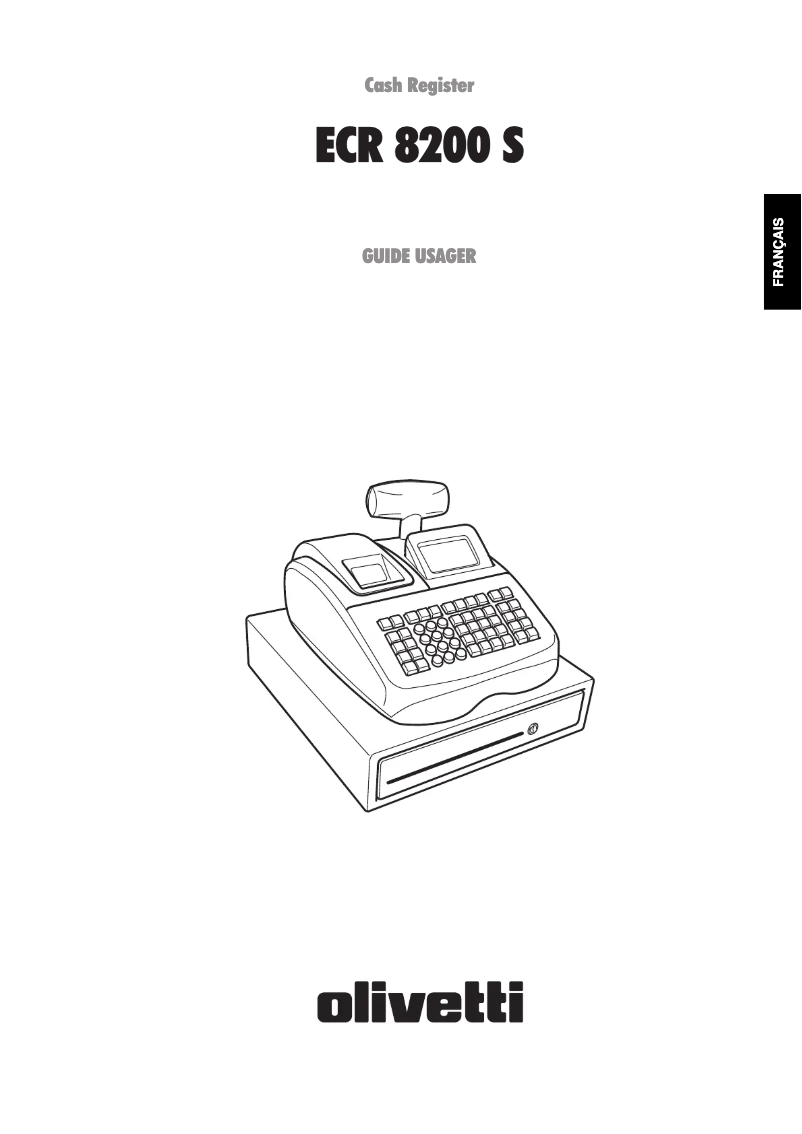 Page 1 de la notice Manuel utilisateur Olivetti ECR 8200